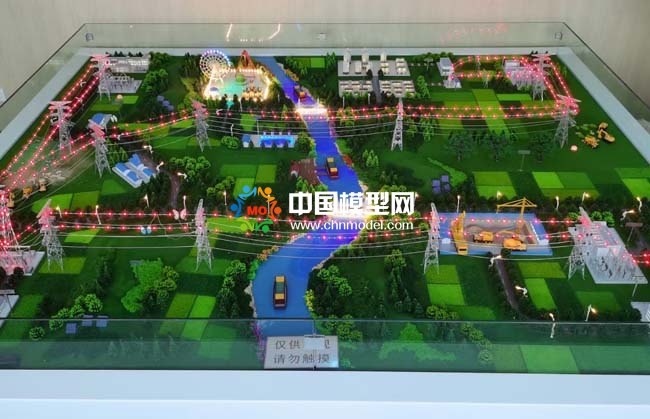 火力發(fā)電廠電網(wǎng)輸變電沙盤模型