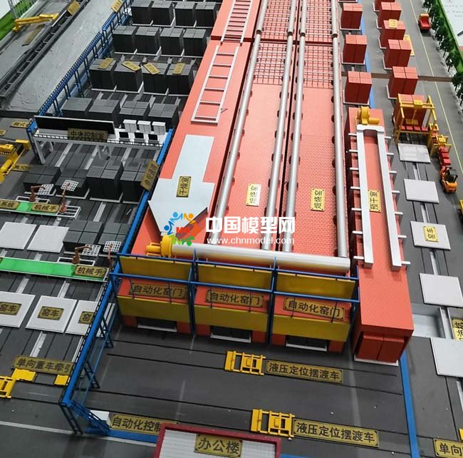 窯廠沙盤模型，磚廠沙盤模型