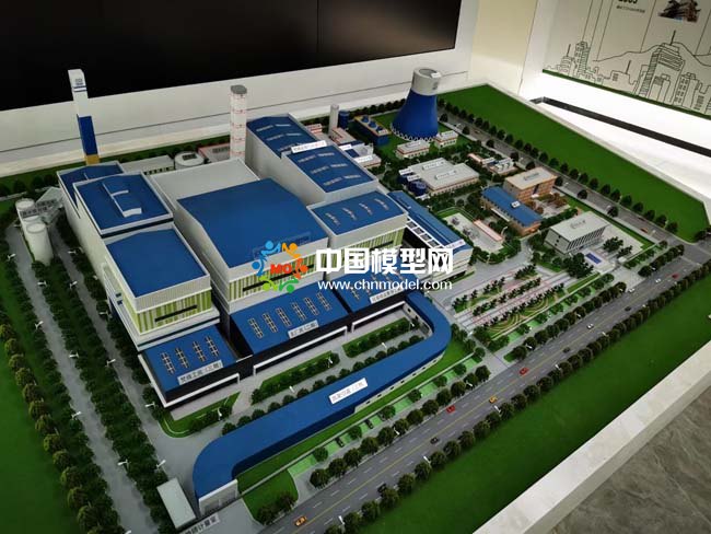 垃圾處理發(fā)電沙盤模型