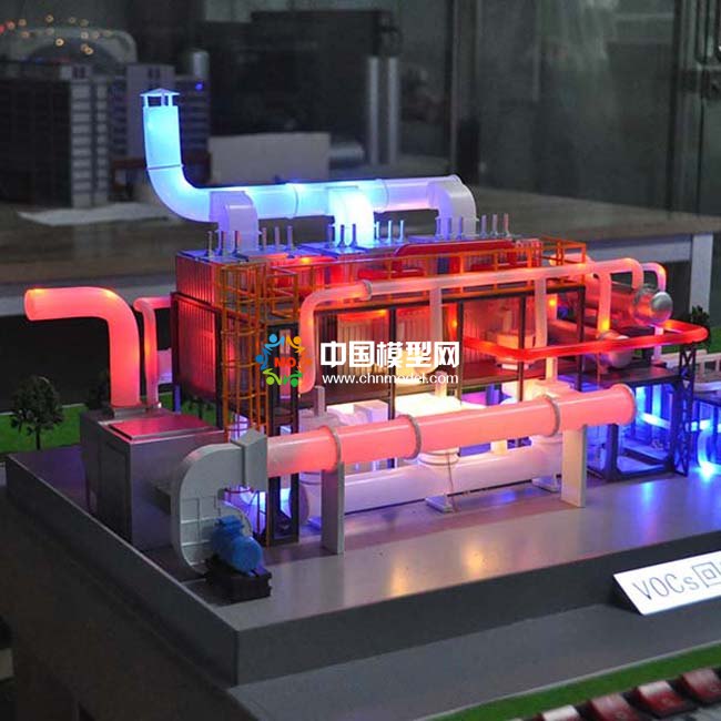 VOCs回收系統(tǒng)沙盤模型