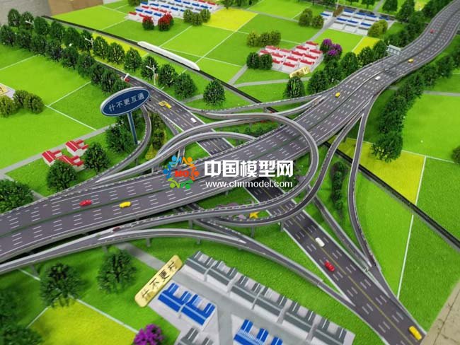 S43呼和浩特機(jī)場(chǎng)高速公路沙盤(pán)模型