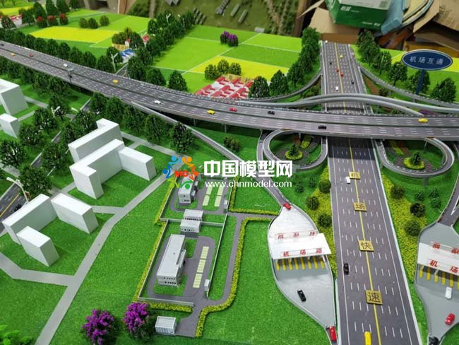 S43呼和浩特機(jī)場(chǎng)高速公路沙盤(pán)模型