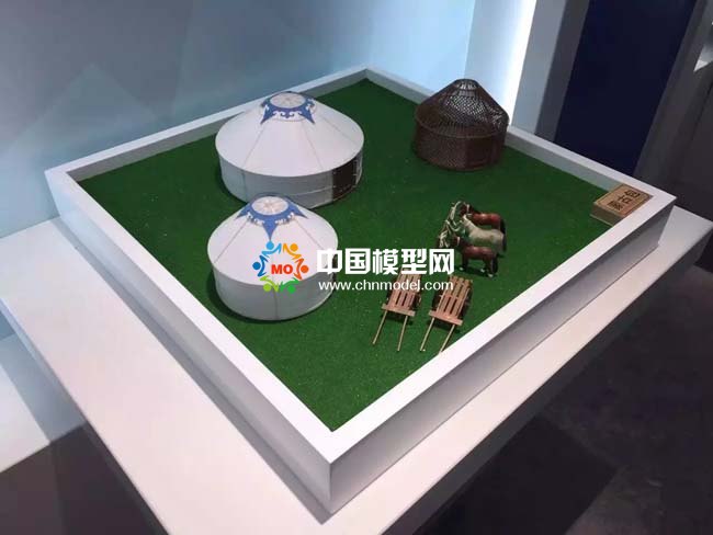 蒙古包沙盤模型