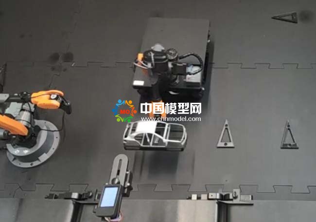 汽車智能制造激光焊接機器人模型沙盤