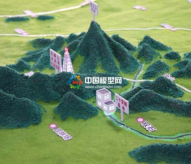 地質礦產勘測沙盤模型