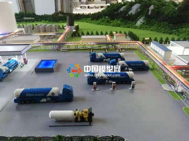 天然氣接收站沙盤模型
