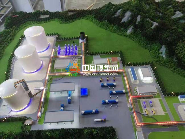 天然氣接收站沙盤模型
