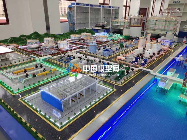 石油煉化基地沙盤模型