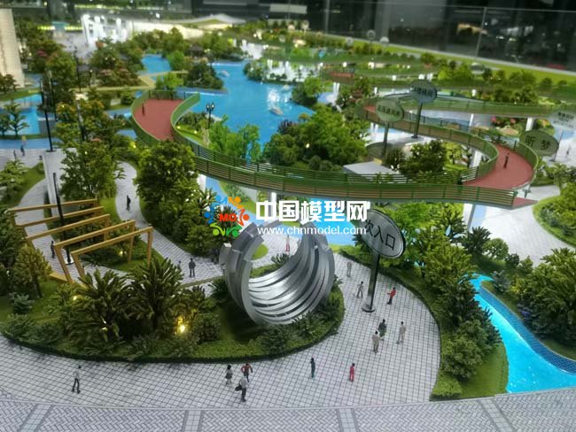 燈湖片區(qū)水質(zhì)凈化廠沙盤模型