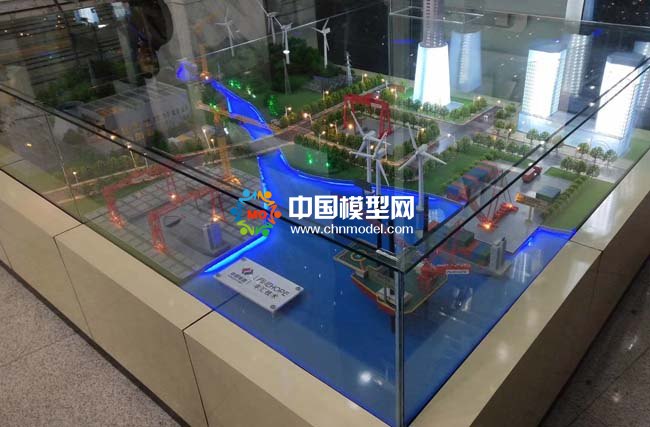 起重機應(yīng)用場景沙盤模型