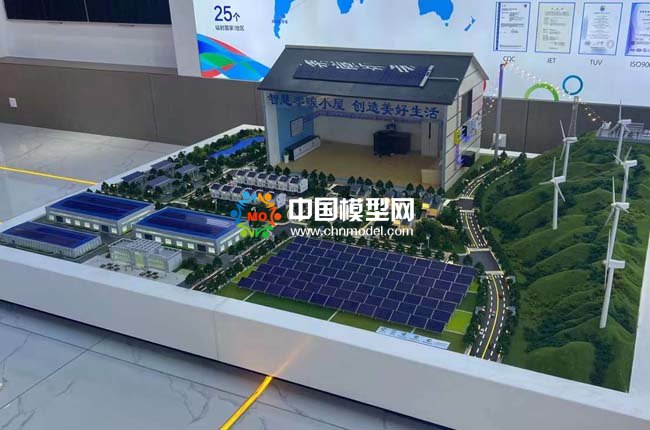 光伏發(fā)電產(chǎn)業(yè)鏈沙盤模型