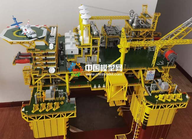 海上作業(yè)平臺(tái)模型
