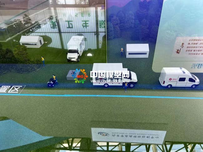 疾病預(yù)防衛(wèi)生應(yīng)急車(chē)輛沙盤(pán)模型