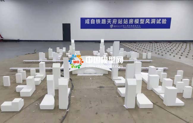 鐵路站房風(fēng)洞試驗(yàn)?zāi)Ｐ? align=