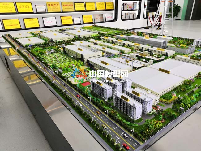 汽車(chē)動(dòng)力電池工廠沙盤(pán)模型