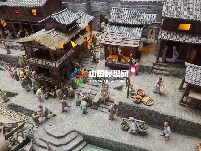 浙江博物館微縮場(chǎng)景復(fù)原模型