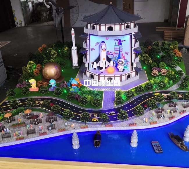 小學(xué)生科技作品展沙盤模型