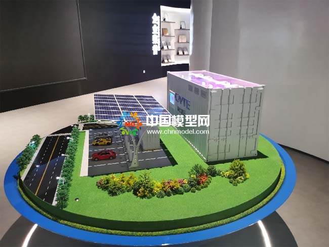 光儲充檢智能超充站沙盤模型