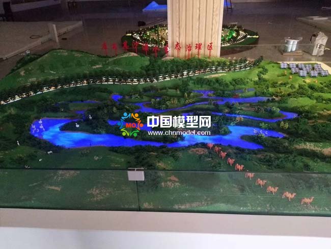 沙漠水生態(tài)治理沙盤模型