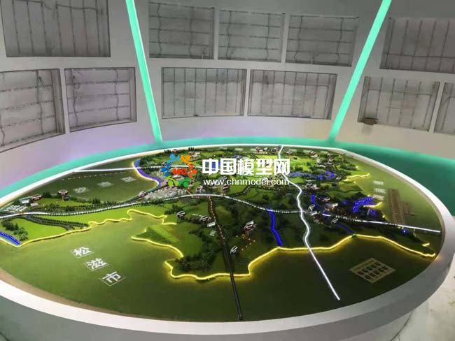 農(nóng)村生活垃圾收集轉(zhuǎn)運系統(tǒng)沙盤模型