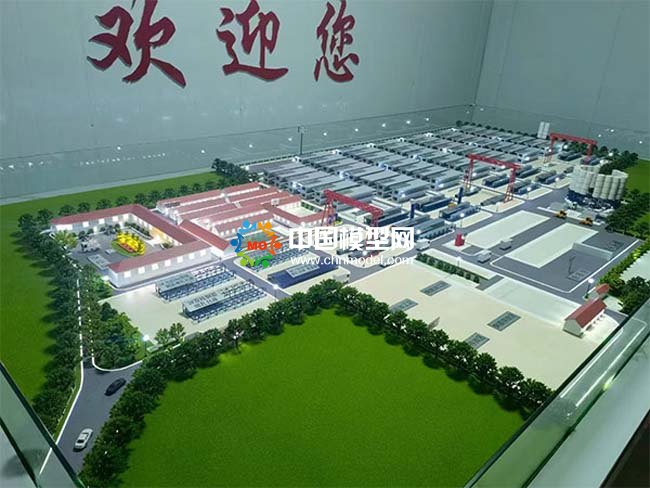 中鐵建制梁場(chǎng)沙盤(pán)模型