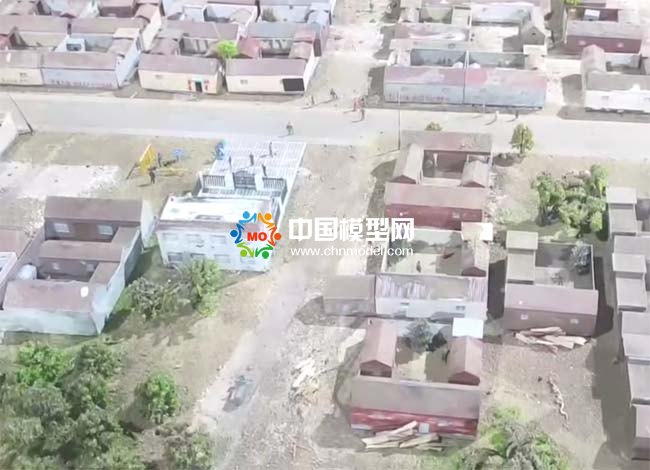 老村復(fù)原沙盤模型