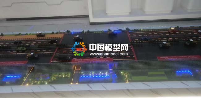 道路工程階段施工沙盤(pán)模型