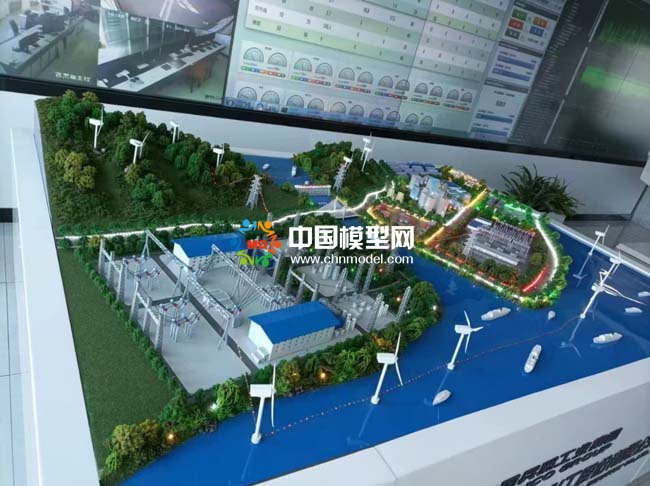 風光資源儲備新能源產(chǎn)業(yè)沙盤模型