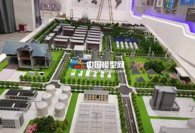 光儲(chǔ)充新興能源沙盤模型