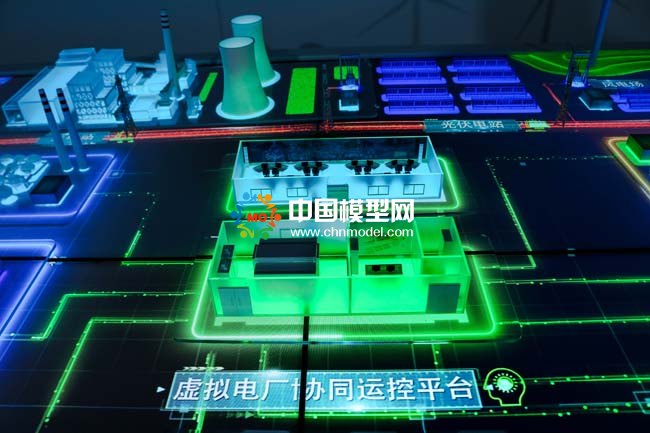 虛擬電廠沙盤模型