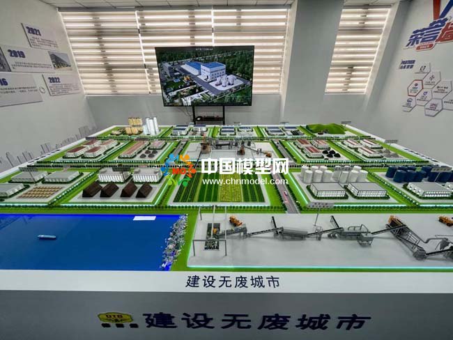 建設(shè)無(wú)廢城市沙盤模型
