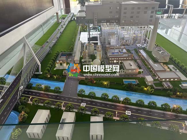 生活垃圾綜合處理焚燒發(fā)電廠沙盤模型