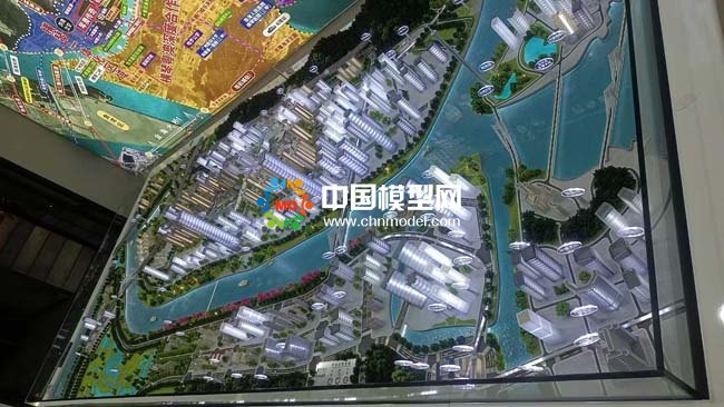 橫琴一江兩岸規(guī)劃沙盤(pán)模型