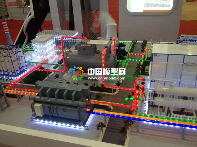 熱電冷節(jié)能循環(huán)系統(tǒng)沙盤(pán)模型