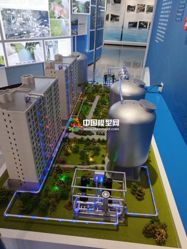管道直飲水設(shè)備沙盤模型