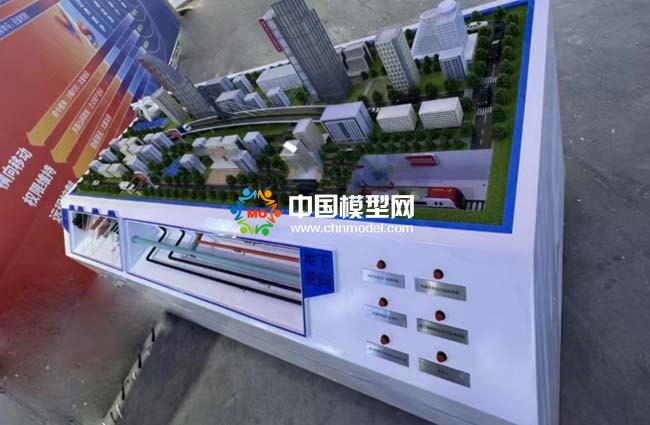 城市生命線工程安全運(yùn)行監(jiān)測沙盤模型