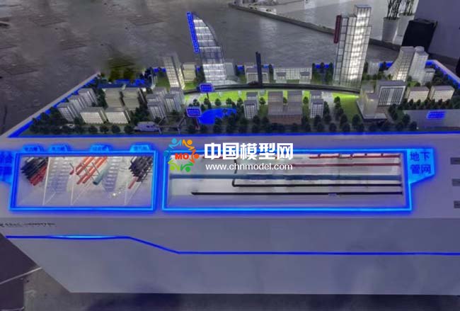 城市生命線工程安全運(yùn)行監(jiān)測沙盤模型