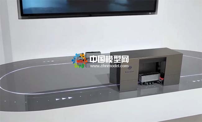 智能重卡換電站模型