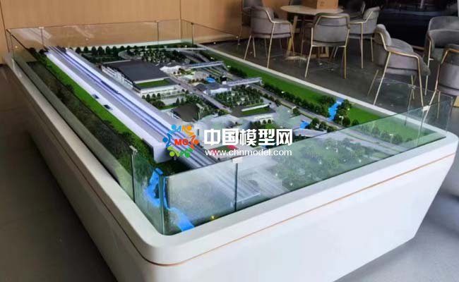 杭溫高鐵楠溪江站站房沙盤(pán)模型