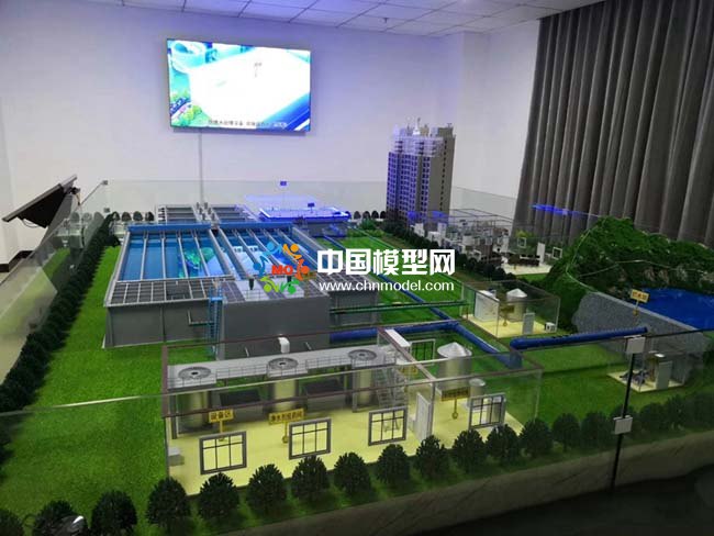 集中式供水沙盤模型