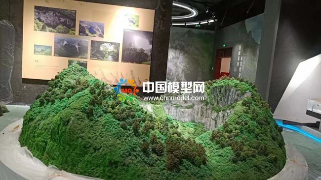 天坑沙盤模型