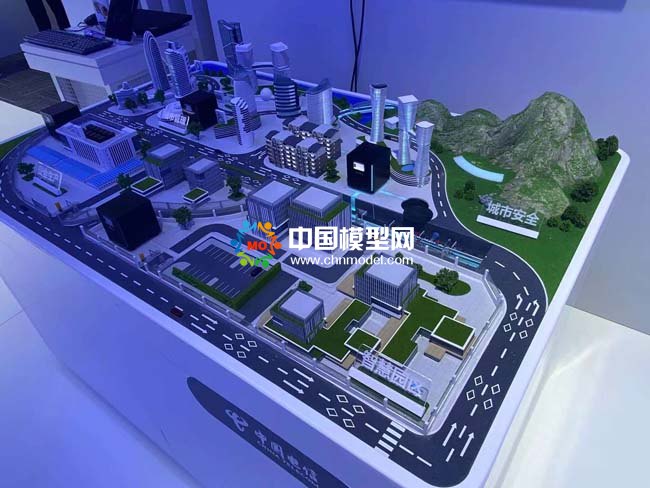 城市安全運(yùn)行監(jiān)測與管理平臺沙盤模型