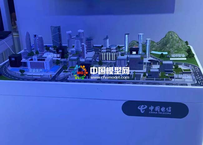 城市安全運(yùn)行監(jiān)測與管理平臺沙盤模型