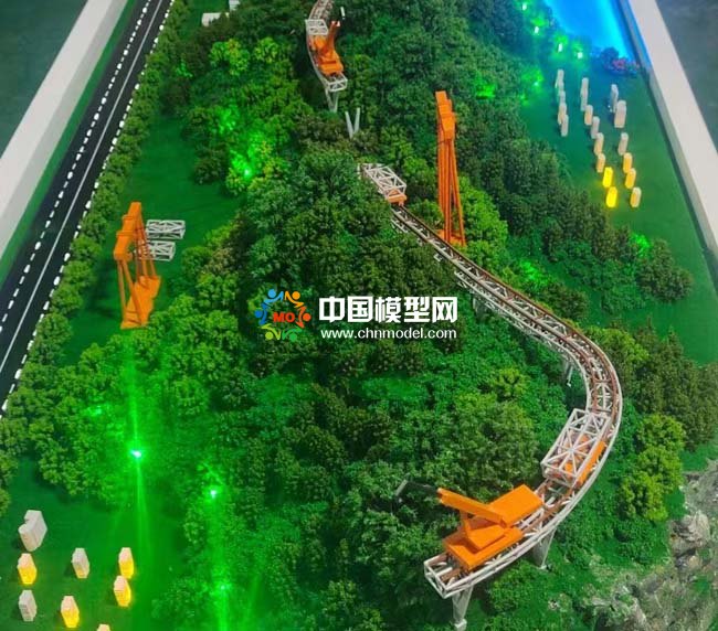 高架橋預(yù)制拼裝施工沙盤(pán)模型