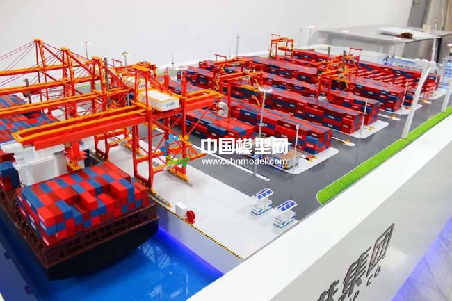 自動(dòng)化碼頭智能港口沙盤(pán)模型