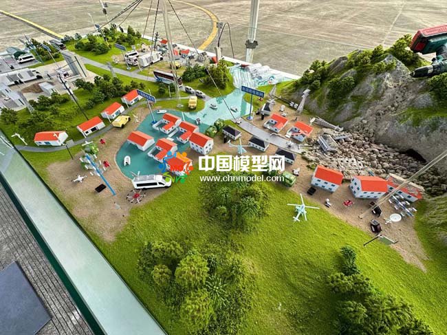 全國(guó)應(yīng)急通信演練沙盤模型