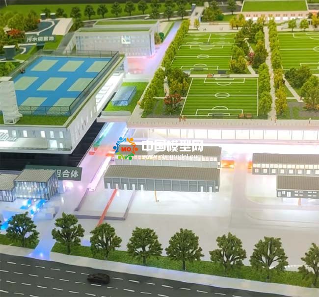 環(huán)水綠色生態(tài)綜合體沙盤模型