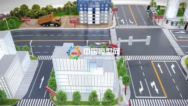 交通管理局道路交通事故演示沙盤模型