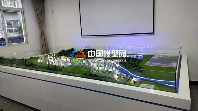達川區(qū)規(guī)劃沙盤模型