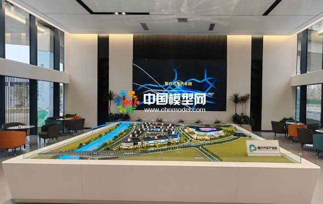 智行汽車產(chǎn)業(yè)園沙盤模型